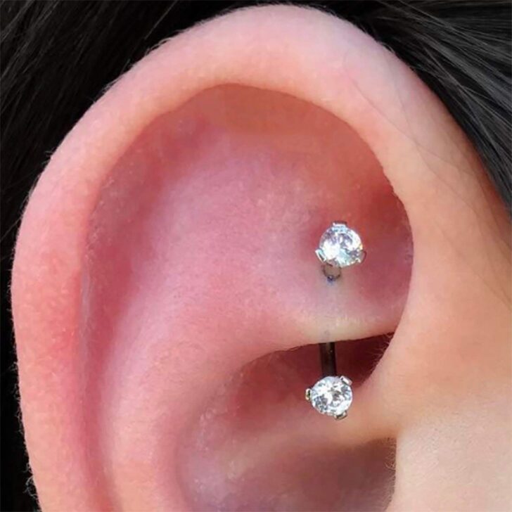 Rook piercing